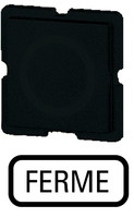Шильдик , цвет черный, FERME, 353TQ25 - 092609 EATON