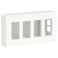 Блок ОП UNICA SYSTEM+ 4х2 бел. SchE NU124418 Schneider Electric