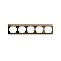 Рамка 5-м Alpha exclusive горизонт. бронза ABB 1754-0-4389