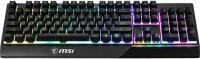 Клавиатура Vigor GK30 RU черн. USB Multimedia for gamer LED подставка для запястий S11-04RU224-CLA MSI 1391847