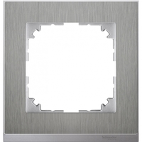 Рамка 1-м M-Pure Decor нерж. сталь/алюм. SchE MTN4010-3646 Schneider Electric