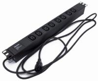 Блок розеток SHE19-8IEC-2.5IEC для 19д шкафов горизонтальный 8хIEC 320 C1310A Hyperline 397033