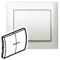 Лицевая панель Galea Life двойная с индикацией Pearl - 771579 Legrand