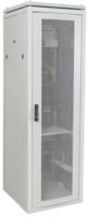 Шкаф сетевой 19дюйм ITK LINEA N 24U 600х800 мм перфорированная передняя дверь серый - LN35-24U68-P IEK (ИЭК)