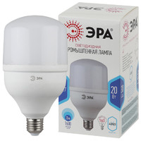 Лампа светодиодная промышленная LED POWER T80-20W-6500-E27 (диод, колок, 20Вт, хол, E27) (40/800) (40/1280) | Б0049588 ЭРА (Энергия света)