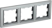 Рамка 3-м BRITE РУ-3-БрС сталь IEK BR-M32-K46 (ИЭК)