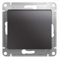 Выключатель 1-кл. СП Glossa 10А IP20 (сх. 1) 10AX механизм графит SchE GSL001311 Schneider Electric