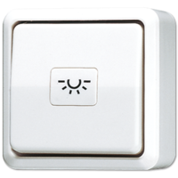 Кнопка 10A 250V ~ для накладного монтажа JUNG 633AWW