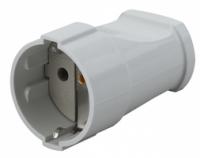 Розетка кабельная с/з прямая 16A белая (24/384/4608) Rx2-W ЭРА (Энергия света) Б0039682