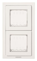 Рамка монтажная 2-постовая, 2-модульная, рамка+набор монтажный IP55, FM, серия Zenit, цвет белый | 2CLA327200N1101 ABB