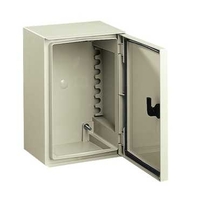 Шкаф THALASSa RAL7035 310x215x160 со сплошной дверью и монтажной платой - NSYPLM32PG Schneider Electric