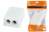 Телефонная розетка 2x6Р-4С | SQ1809-0002 TDM ELECTRIC