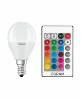 Лампа светодиодная STAR P 5.5Вт (замена 40Вт) матов. 2700К тепл. бел. E14 470лм угол пучка 200град. 220-240В диммир. OSRAM 4058075430877