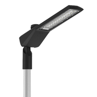 Светильник светодиодный Levante M Urban 110Вт 5000К уличный кронштейн 60мм 1..10В NEMA RAL9005 черн. муар VARTON V1-S1-90760-40U30-6611050