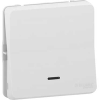 Выключатель кнопочный Mureva Styl IP55 с подсветкой механизм бел. SchE MUR39127 Schneider Electric