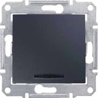 Кнопка выключателя СП Sedna с подсветкой графит SchE SDN1600170 Schneider Electric