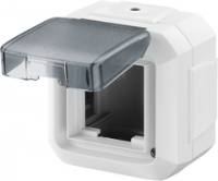 Коробка накладного монтажа ABB Variant+ IP54 для механизмов 45х45 с крышкой четырьмя вводами белый - 2CHN066541C4500