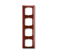 Рамка 4-м Basic 55 foyer-red ABB 2CKA001725A1519