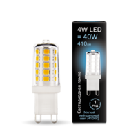 Лампа светодиодная LED 3.5 Вт 460 Лм 4100К белая G9 капсула 220 В керамика Black Gauss 107009205