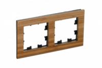Рамка 2-м AtlasDesign Nature дерево бамбук SchE ATN353202 Schneider Electric