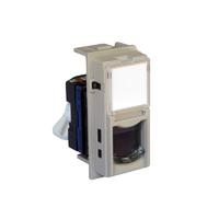 Розетка компьютерная 1мод. Living Now RJ45 кат.6 UTP песочн. Leg BTC KM4279C6 Legrand