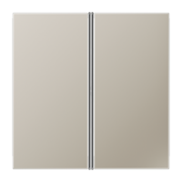 Клавиши для системы KNX, 2-группы, благородная сталь JUNG ES2402TSA
