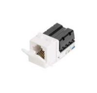 Модуль Keystone, Кат.6, RJ45/8P8C, неэкраннированный, белый NIKOMAX/NIKOLAN NMC-KJUE2-WT ЭКО02375