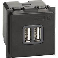 Устройство зарядное 2мод. Living Now USB станд. А-А 3000мА Leg BTC K4285C2 Legrand