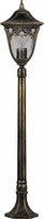Светильник садово-парковый PL4086 100W 230V E27 230*230*1105MM черное золото (столб 1,14M) | 11492 FERON