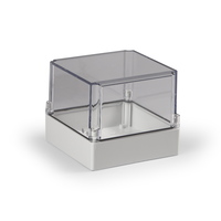 Корпус Cubo S 175х175х150мм 50мм основание глухая стенка прозра. крышка PC IP66/67 ENSTO SPCP181815T