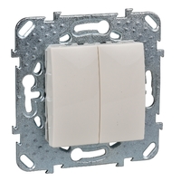 Выключатель 2-кл. СП Unica 10А IP20 (сх. 5) механизм беж. SchE MGU5.211.25ZD Schneider Electric