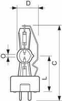 Лампа MSR 400 SA Philips 928170205114 / 872790092421300