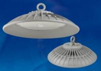 Светильник светодиодный промышленный ДПП-200W с углом светового потока 60° D420x160 IP65 6500К 24000Лм серый UNIEL UL-00003184