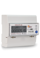 Счетчик НЕВА МТ 324 1.0 AR E4SС (E4BSC28) 3ф 5-80А 1.0/2.0 класс точн. оптопорт RS485 рейка ЖКИ Моск. вр. Тайпит 6119030