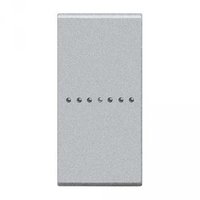 Клавиша акс. выкл. 1мод. LivingLight алюм. Leg BTC NT4916 Legrand