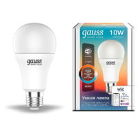 Лампа Светодиодная Smart Home DIM+CCT E27 A60 10 Вт 1/10/100 | 1080112 Gauss