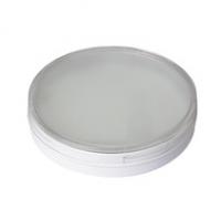 Лампа светодиодная LED 8Вт GX53 220В 5000К PLED-GX53 таблетка (плоский цилиндр) | 2855404 Jazzway