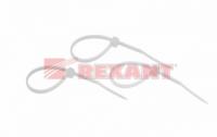 Хомут кабельный 2.5х100 нейл. бел. (уп.25шт) Rexant 07-0100-25