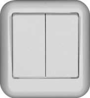 Выключатель 2-кл. ОП Прима 10А IP20 бел. (опт. упак.) SchE VA5U-214-B Schneider Electric