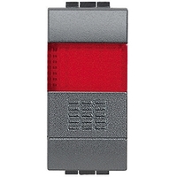 Кнопка 10А 1P-NО + индикатор с красн. рассеив. Leg BTC L4038R Legrand