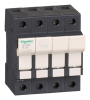 Разъединитель предо хранитель 32A 3P+N 10 х38 | DF103N Schneider Electric