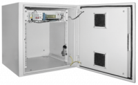 Шкаф уличный ITK LINEA O 15U 650x600, IP55 металл дверь, серый - LO35-15U66-M55 IEK (ИЭК)