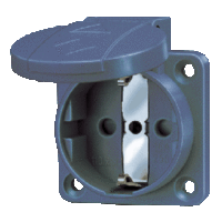 Розетка панельная 16А 2Р IP54 - 11081 Mennekes