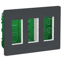 Блок СП UNICA SYSTEM+ 3х2 антрацит SchE NU173454 Schneider Electric