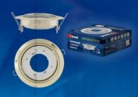 Светильник GX53/H5-M GOLD 1 PROM ультратонкий встраив. точечный поворот. зол. упак. картон Uniel 10947