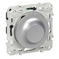 Светорегулятор поворотный 9-100ВА алюминий Schneider Electric S53R518