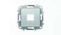 Накладка для механизмов зарядного устройства USB, арт.8185, серия SKY, цвет серебристый алюминий|2CLA858500A1301| ABB