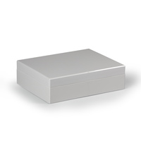 Cubo D 230 x 300 86 мм, глухая стенка, серая крышка, ABS, IP 66/67 - DABP233009G Ensto