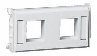 Плата CYB-DP для 2хRJ45 keystone бел. SchE 5971714 Schneider Electric