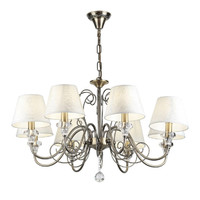 Люстра Stefania P8 AB 8*E14 40W | Б0038379 Rivoli 2037-208 ЭРА (Энергия света)